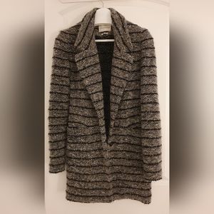 Isabel marant etoile grey striped wool coat (FR 34)